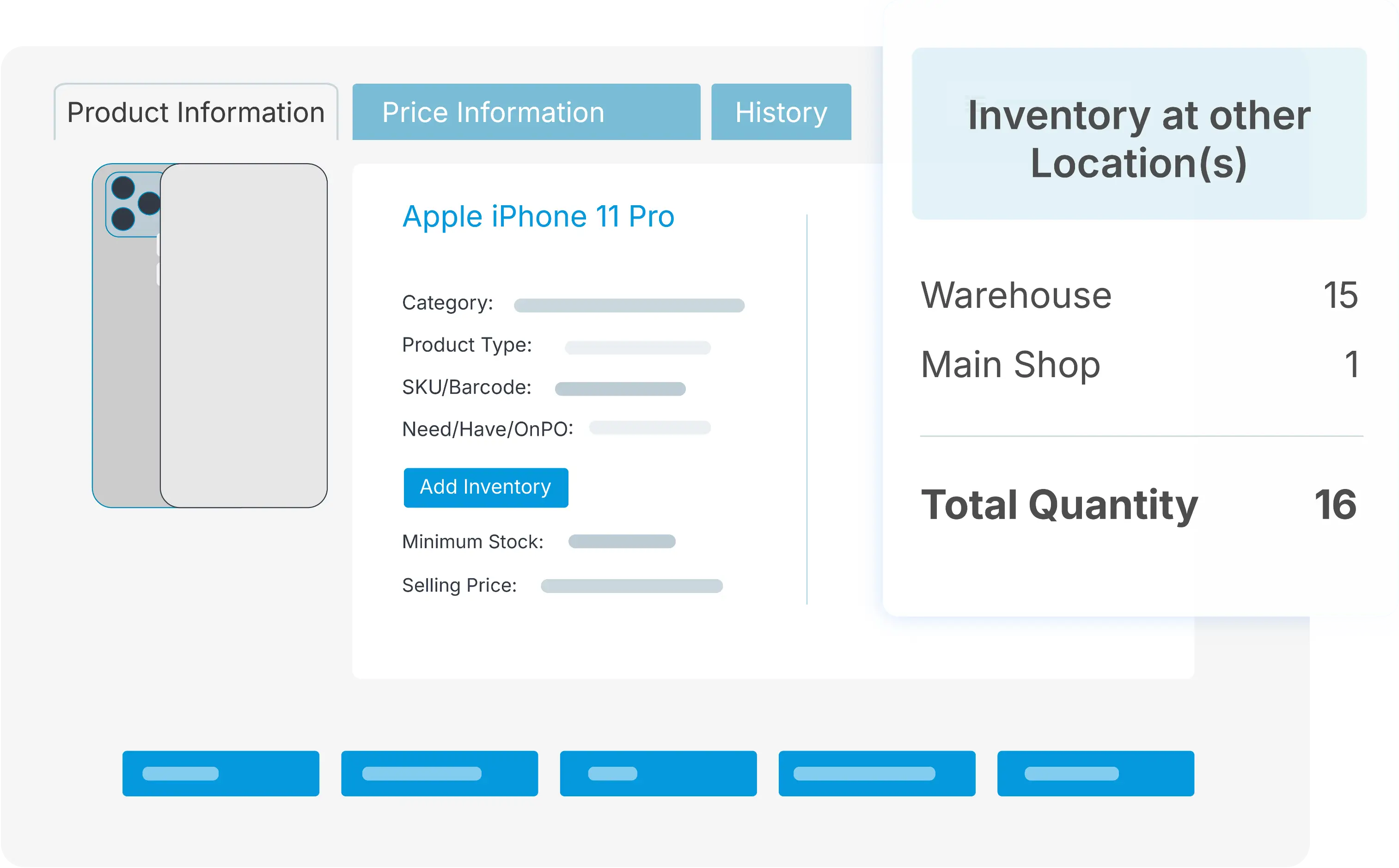 Manage inventory across multiple store locations from a single platform.